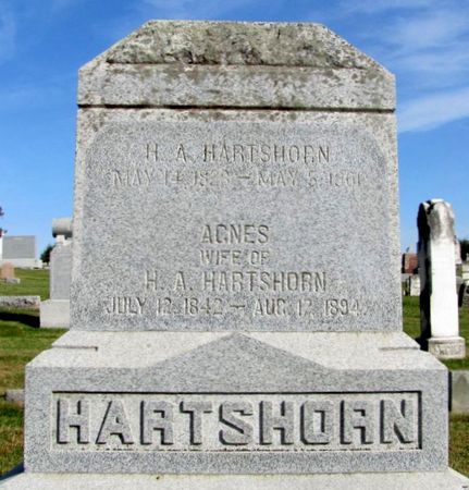 HARTSHORN, HORATIO A. - Tama County, Iowa | HORATIO A. HARTSHORN 