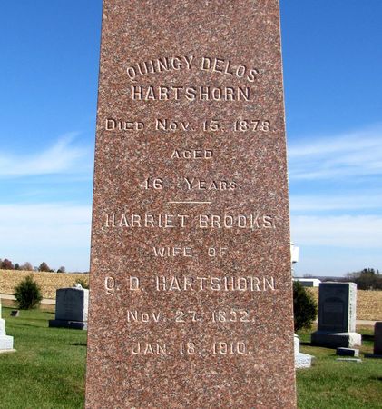 HARTSHORN, QUINCY DELOS - Tama County, Iowa | QUINCY DELOS HARTSHORN 