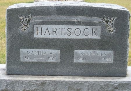 HARTSOCK, MARTHA A - Tama County, Iowa | MARTHA A HARTSOCK 