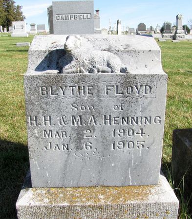 HENNING, BLYTHE FLOYD - Tama County, Iowa | BLYTHE FLOYD HENNING 