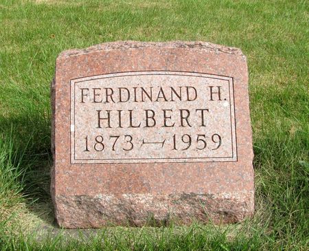 HILBERT, FERDINAND H. - Tama County, Iowa | FERDINAND H. HILBERT 