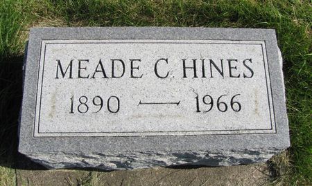 HINES, MEADE C. - Tama County, Iowa | MEADE C. HINES 