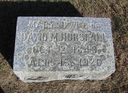 HORSEFALL, MARY J. - Tama County, Iowa | MARY J. HORSEFALL 