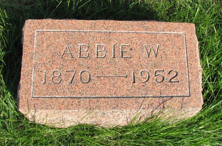 HOTZEL, ABBIE W. - Tama County, Iowa | ABBIE W. HOTZEL 