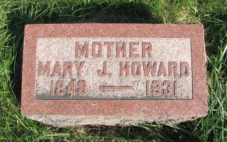 HOWARD, MARY J. - Tama County, Iowa | MARY J. HOWARD 