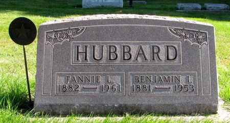 HUBBARD, FANNIE L. - Tama County, Iowa | FANNIE L. HUBBARD 