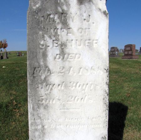 HUFF, MARY J. - Tama County, Iowa | MARY J. HUFF 