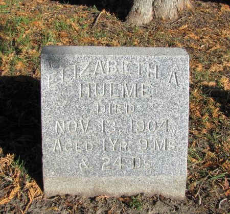 HULME, ELIZABETH A. - Tama County, Iowa | ELIZABETH A. HULME 