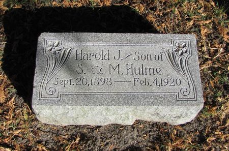 HULME, HAROLD J. - Tama County, Iowa | HAROLD J. HULME 
