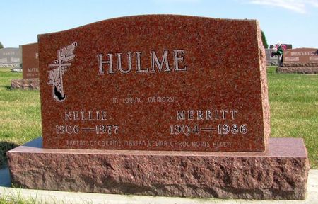 HULME, NELLIE - Tama County, Iowa | NELLIE HULME 