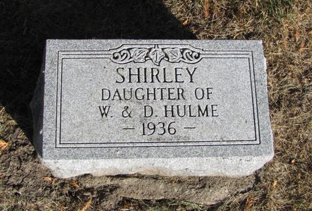 HULME, SHIRLEY - Tama County, Iowa | SHIRLEY HULME 
