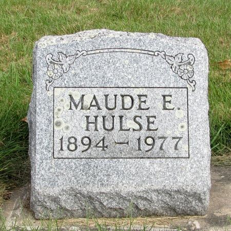 HULSE, MAUDE E. - Tama County, Iowa | MAUDE E. HULSE 