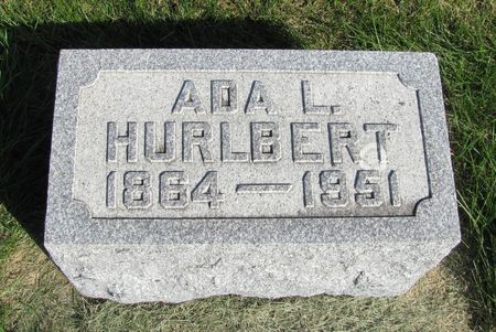 HURLBERT, ADA L. - Tama County, Iowa | ADA L. HURLBERT 