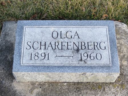 SCHARFENBERG, OLGA - Tama County, Iowa | OLGA SCHARFENBERG 