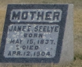 SEELYE, JANE E. - Tama County, Iowa | JANE E. SEELYE 