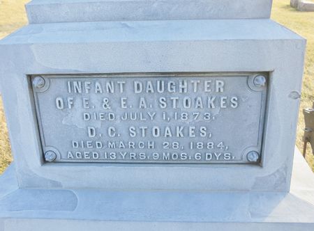 STOAKES, DAUGHTER - Tama County, Iowa | DAUGHTER STOAKES 