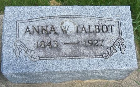 TALBOT, ANNA - Tama County, Iowa | ANNA TALBOT 