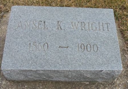 WRIGHT, ANSEL - Tama County, Iowa | ANSEL WRIGHT 