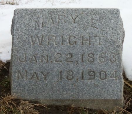 WRIGHT, MARY E - Tama County, Iowa | MARY E WRIGHT 