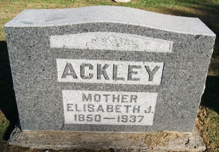 ACKLEY, ELISABETH J. - Taylor County, Iowa | ELISABETH J. ACKLEY 