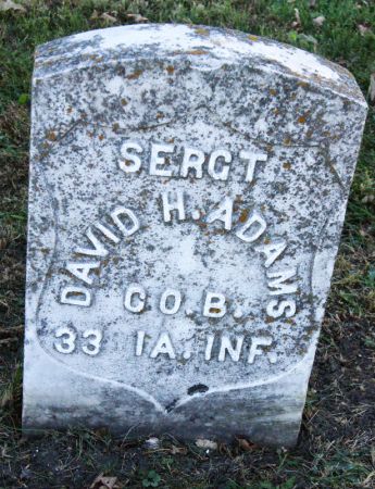 ADAMS, DAVID HARRISON - Taylor County, Iowa | DAVID HARRISON ADAMS 