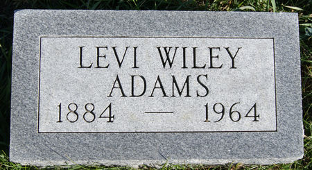 ADAMS, LEVI WILEY - Taylor County, Iowa | LEVI WILEY ADAMS 