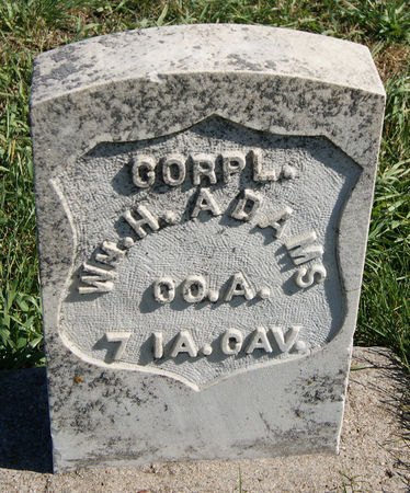 ADAMS, WILLIAM HENRY - Taylor County, Iowa | WILLIAM HENRY ADAMS 