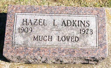 BURCH ADKINS, HAZEL I. - Taylor County, Iowa | HAZEL I. BURCH ADKINS 