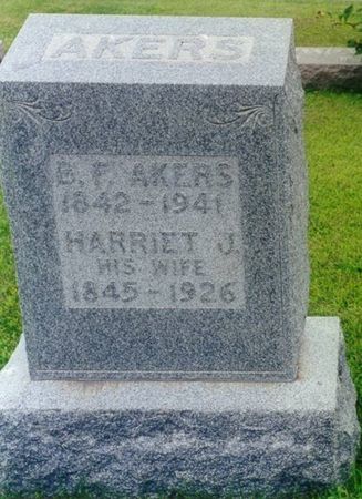 AKERS, HARRIET JOSEPHINE - Taylor County, Iowa | HARRIET JOSEPHINE AKERS 