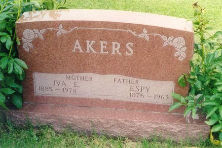 AKERS, IVA ESTELLA - Taylor County, Iowa | IVA ESTELLA AKERS 