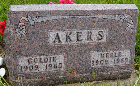 OZIAH AKERS, GOLDIE - Taylor County, Iowa | GOLDIE OZIAH AKERS 