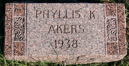 AKERS, PHYLLIS KAY - Taylor County, Iowa | PHYLLIS KAY AKERS 