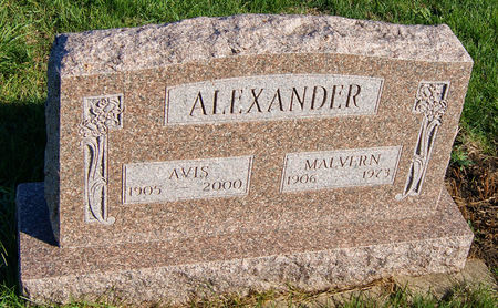 MOREY ALEXANDER, AVIS - Taylor County, Iowa | AVIS MOREY ALEXANDER 