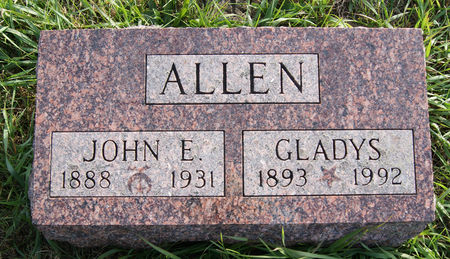 ALLEN, GLADYS LOUISE - Taylor County, Iowa | GLADYS LOUISE ALLEN 