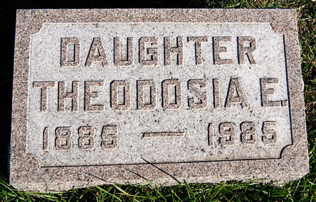 ALLEN, THEODOSIA E. - Taylor County, Iowa | THEODOSIA E. ALLEN 
