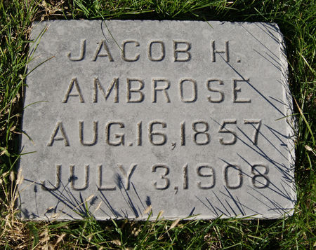 AMBROSE, JACOB HENRY - Taylor County, Iowa | JACOB HENRY AMBROSE 