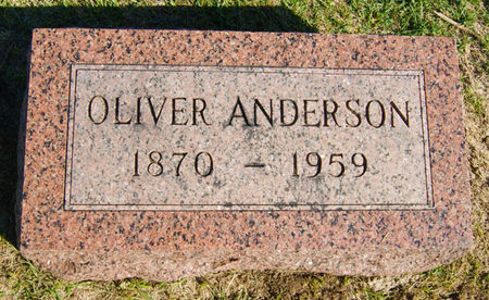 ANDERSON, OLIVER - Taylor County, Iowa | OLIVER ANDERSON 