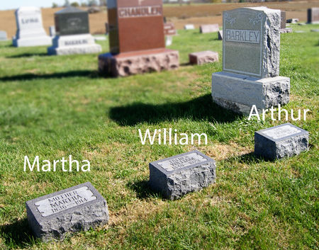 BARKLEY, WILLIAM SHIELDS, FAMILY PLOT OF - Taylor County, Iowa | WILLIAM SHIELDS, FAMILY PLOT OF BARKLEY 