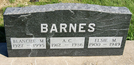 BARNES, BLANCHE MADGE - Taylor County, Iowa | BLANCHE MADGE BARNES 