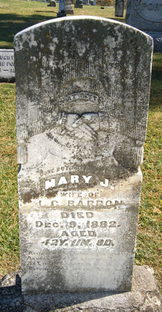 BARRON, MARY J. - Taylor County, Iowa | MARY J. BARRON 