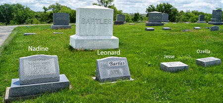 BARTLES, JESSE FREDRICK, FAMILY PLOT OF - Taylor County, Iowa | JESSE FREDRICK, FAMILY PLOT OF BARTLES 