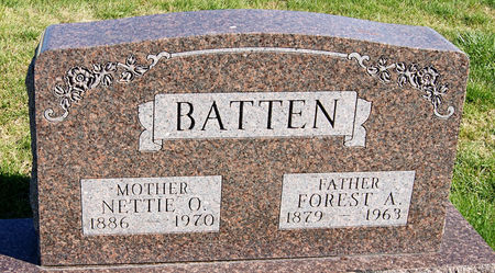MOORE BATTEN, NETTIE ORAL - Taylor County, Iowa | NETTIE ORAL MOORE BATTEN 