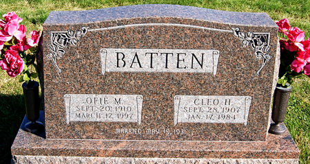 WOLFE BATTEN, OFIE MARIE - Taylor County, Iowa | OFIE MARIE WOLFE BATTEN 