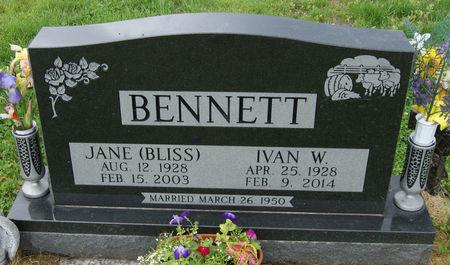 BENNETT, IVAN WARNER - Taylor County, Iowa | IVAN WARNER BENNETT 