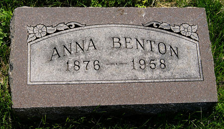 BENTON, ANNA CATHERINE - Taylor County, Iowa | ANNA CATHERINE BENTON 
