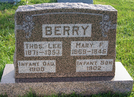 BERRY, MARY - Taylor County, Iowa | MARY BERRY 