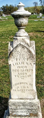 BLACKSTONE, LILLIE ALTA  A. - Taylor County, Iowa | LILLIE ALTA  A. BLACKSTONE 