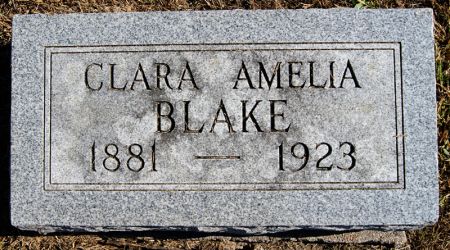 BLAKE, CLARA AMELIA - Taylor County, Iowa | CLARA AMELIA BLAKE 