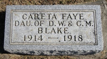 BLAKE, CARETA FAYE - Taylor County, Iowa | CARETA FAYE BLAKE 