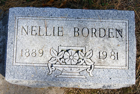 BORDEN, NELLIE JANE - Taylor County, Iowa | NELLIE JANE BORDEN 